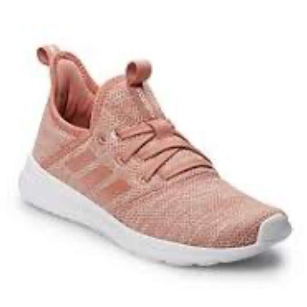 Adidas Pink Knit Sneakers Cloudfoam